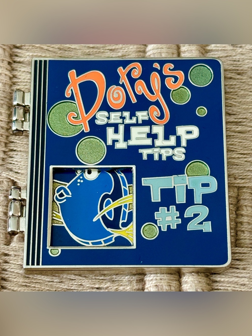 DISNEY 2007 *Rare* Artist Proof Finding Nemo “Dory’s Self-Help Tip #2” Pin